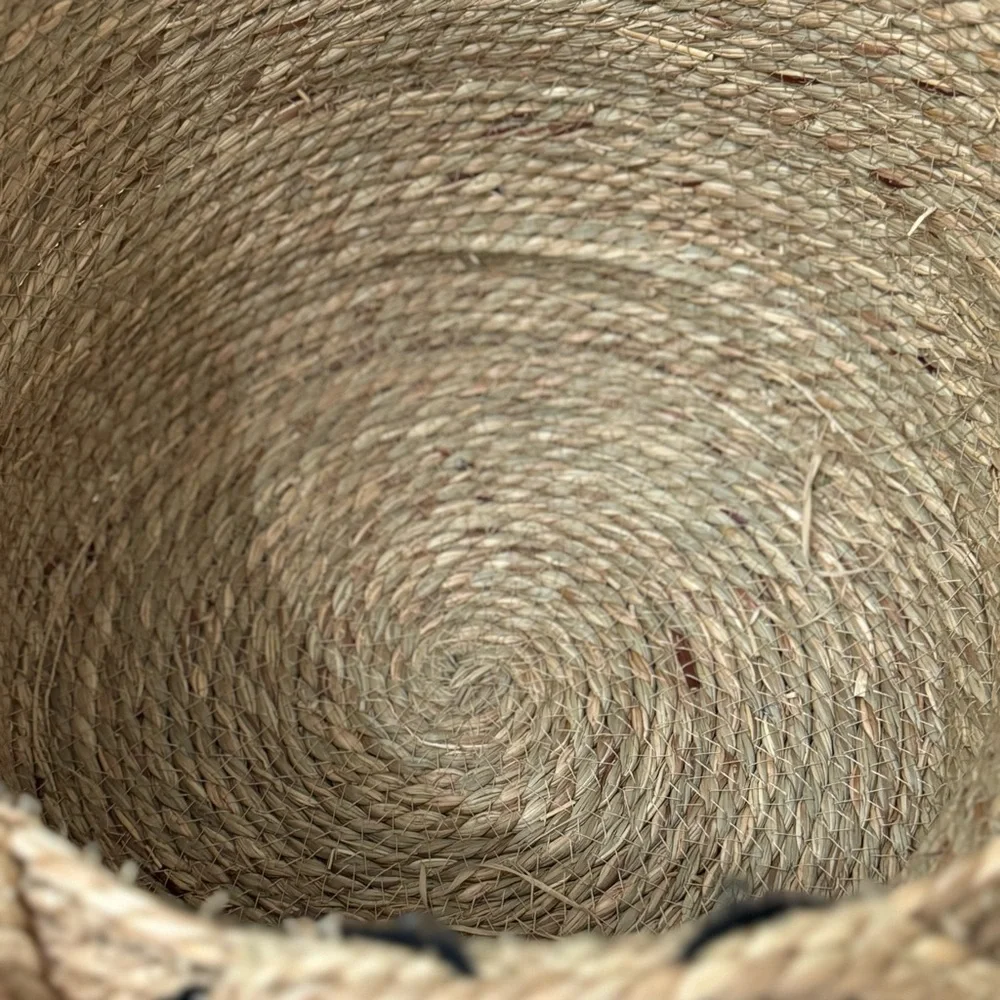 Handmade woven seagrass